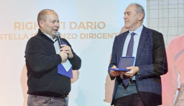 Il Coni premia Dario Righetti, presidente della Picco Lecco