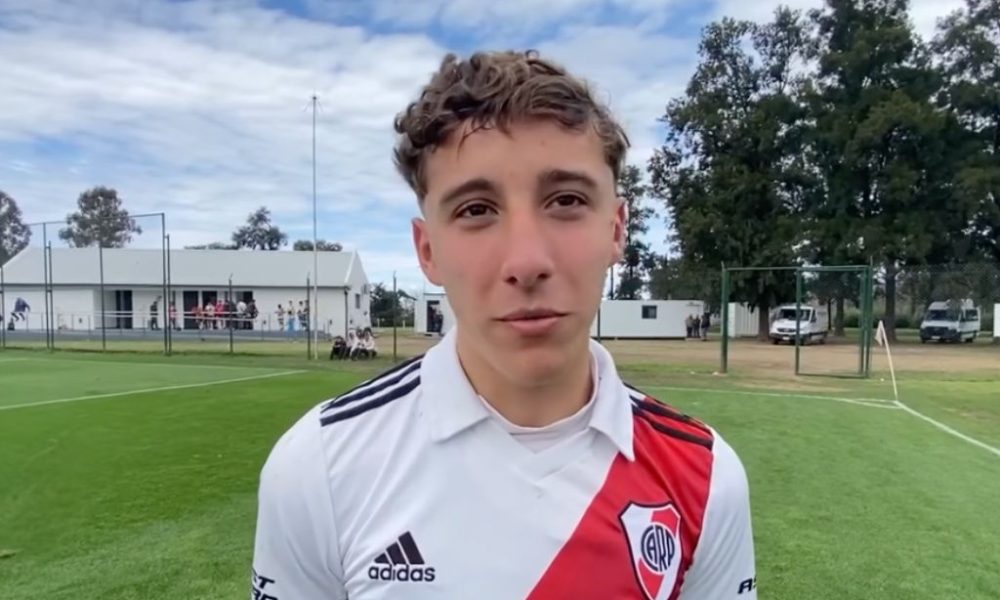 Lucas Scarlato centrocampista giovanili River Plate