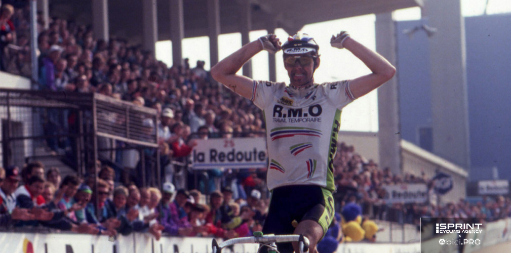 La vittoria di Marc Madiot alla Roubaix 1991. Aveva già vinto sei anni prima