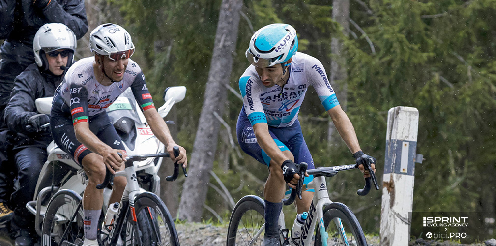 Lenny insieme ad Almeida, il loro duello ha infiammato l'ultimo Giro di Romandia