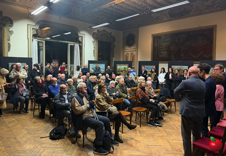 Merate: inaugurata la mostra pittorica di Donato Frisia Junior