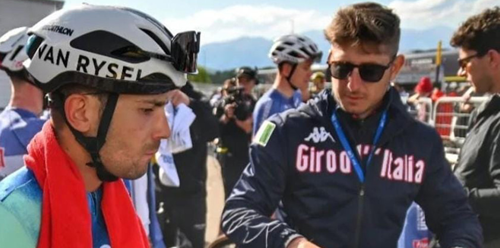 Modolo è molto legato a Vendrame, uno dei pochi ciclisti rimasti nella sua zona (foto FIlippo Mazzullo)
