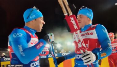 Leggendario secondo posto per Pellegrino-Barp nella team sprint di Davos