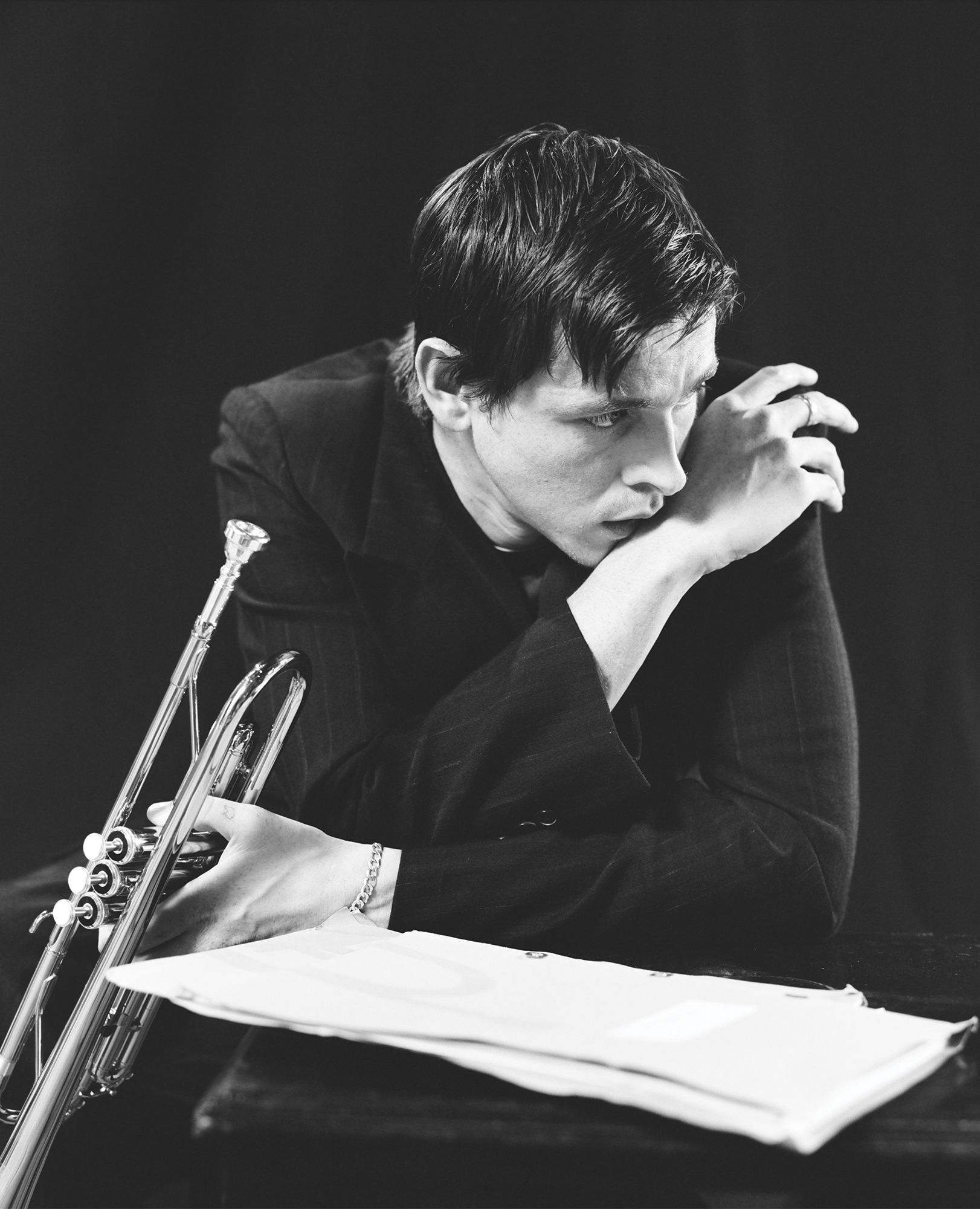 Jacket by Prada Tshirt by Maison Margiela.