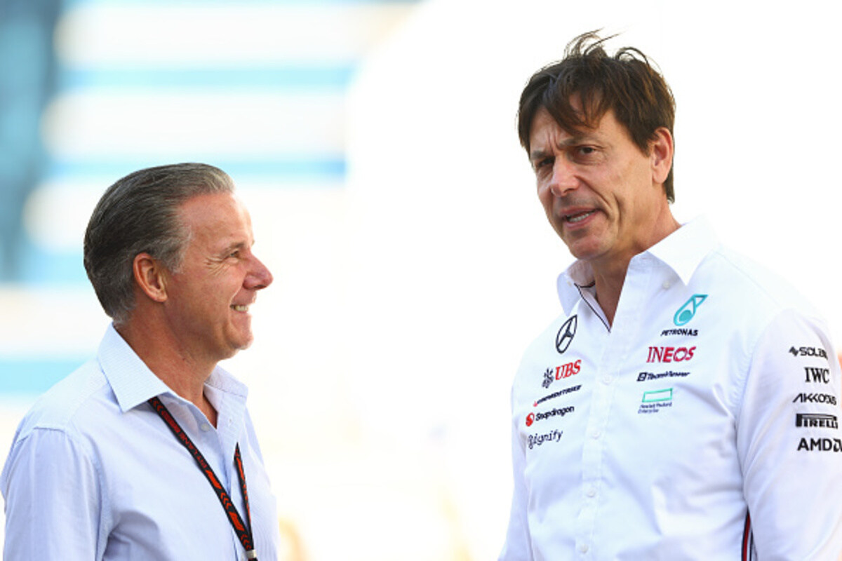 Vermeulen, il manager di Verstappen, e Wolff