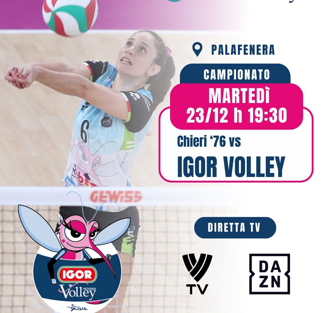 azzurre in campo a Chieri! – Lega Pallavolo Serie A Femminile