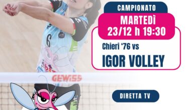 azzurre in campo a Chieri! – Lega Pallavolo Serie A Femminile