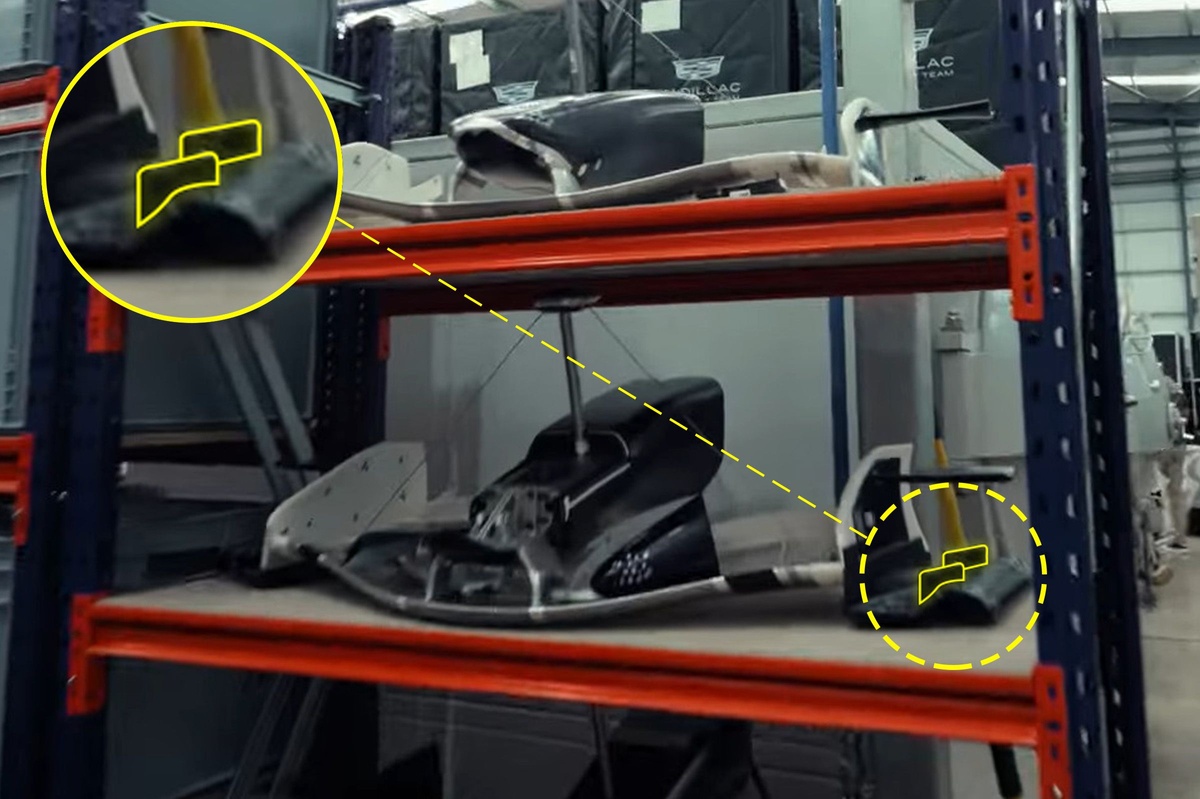 Cadillac prova l'effetto out wash sull'ala anteriore in galleria