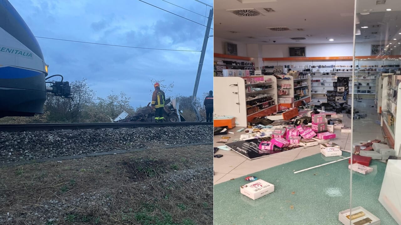 Commando blocca la Feltrina e la ferrovia con camion rubati per assaltare l'Aliper