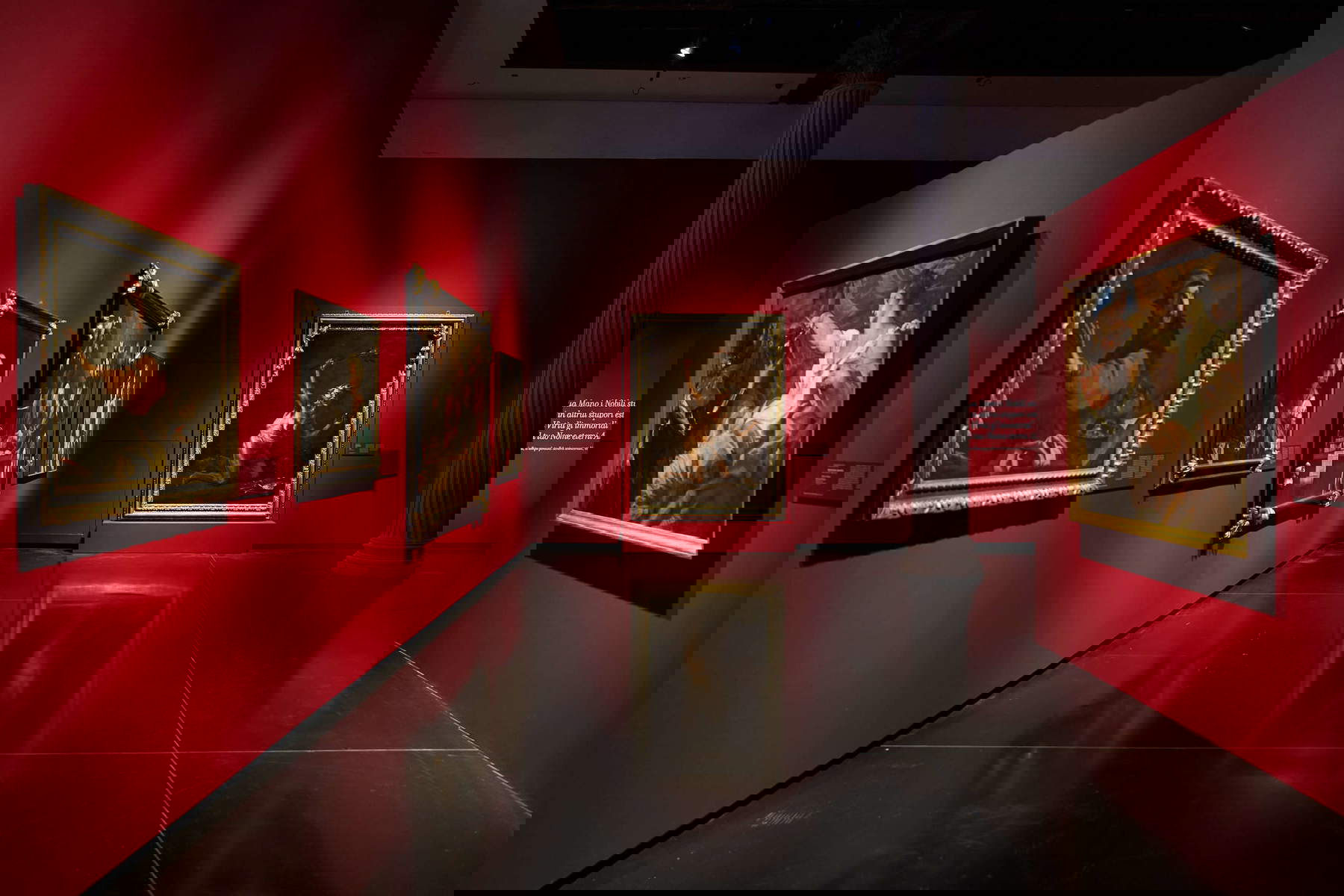 Allestimenti della mostra Pietro Bellotti e la pittura del Seicento a Venezia. Stupore Realtà Enigma. Foto: Chiara Rizzi