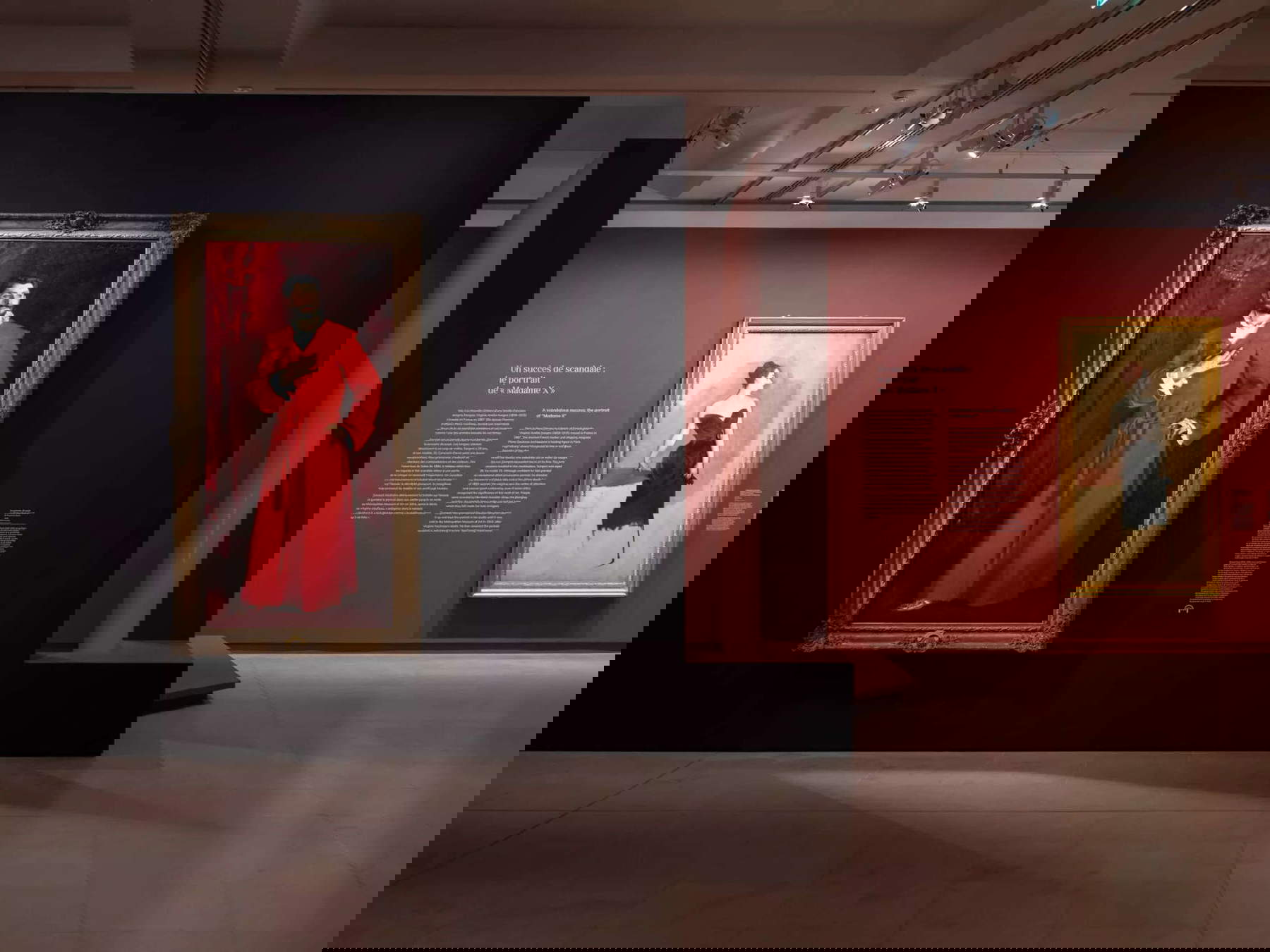 Allestimenti della mostra Sargent. Éblouir Paris. Foto: L. Striffling / Musée d'Orsay