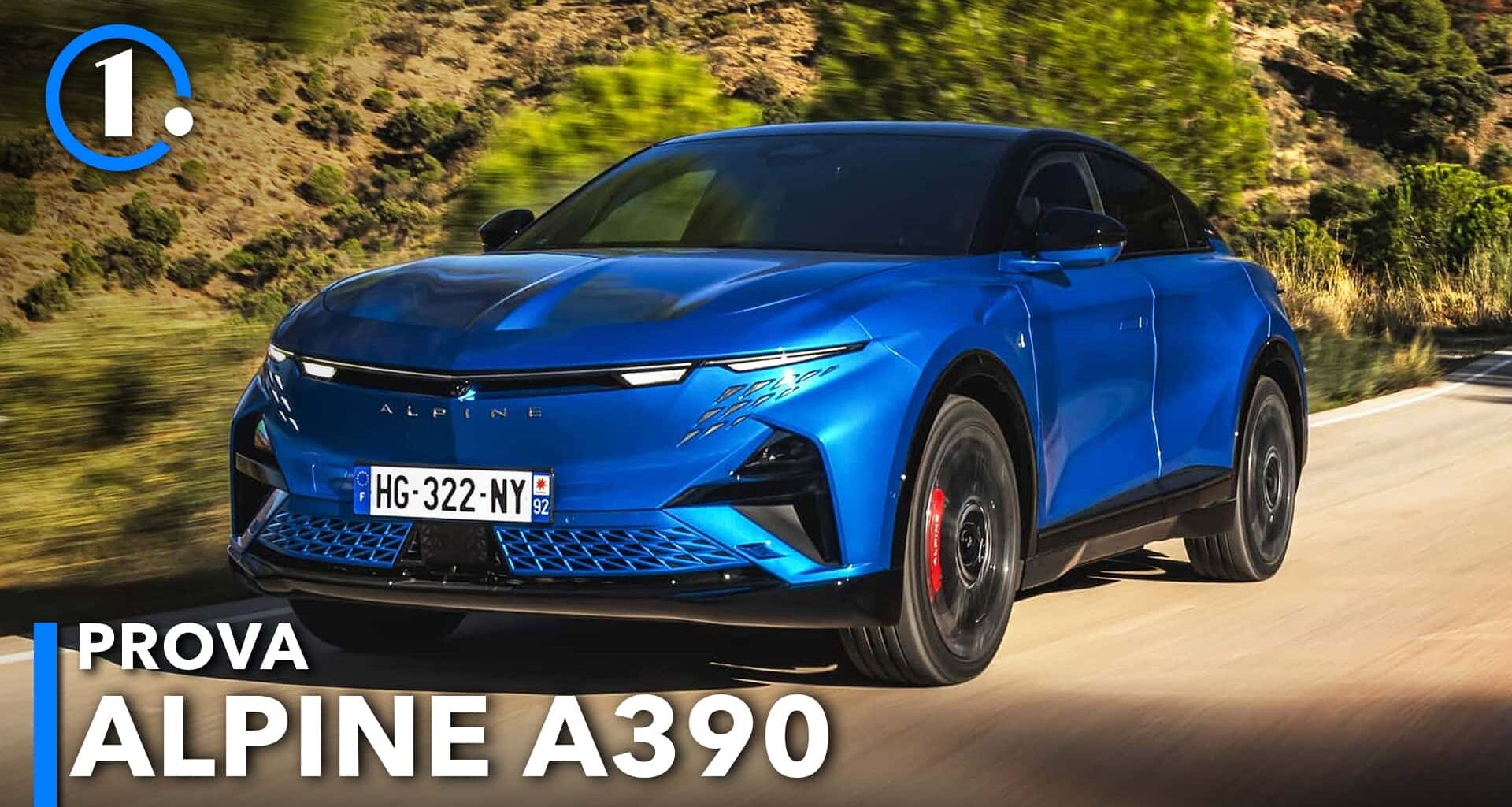 Come va la Alpine A390: la prova su strada