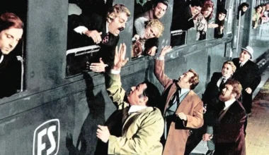 Fotogramma del film &ldquo;Amici miei&rdquo;