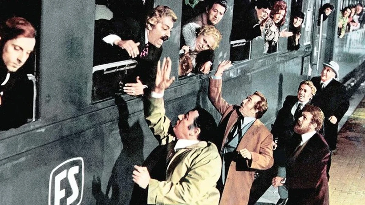 Fotogramma del film &ldquo;Amici miei&rdquo;