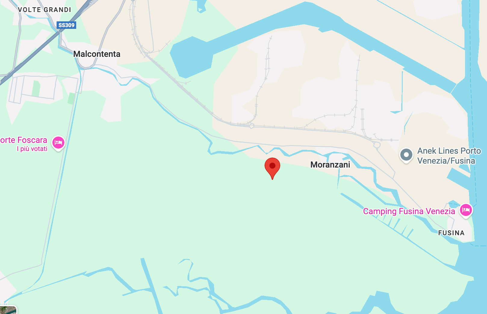 Area di ritrovamento del corpo senza vita Area di ritrovamento del corpo senza vita