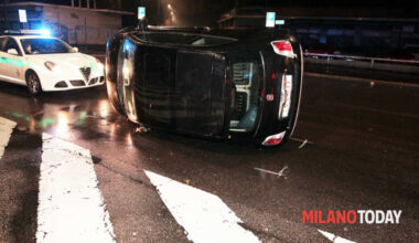 Incidente stradale a Milano in corso XXII Marzo, 4 feriti tra cui 2 bambini