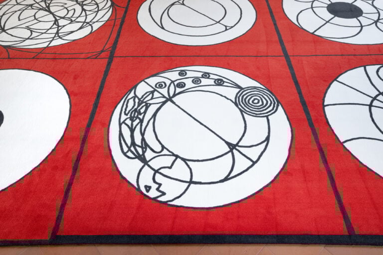 Matt Mullican, That Person's Heaven, 2025, allestimento, Palazzo della Ragione, Bergamo