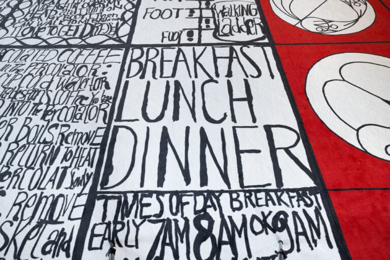 Matt Mullican, That Person's Heaven, 2025, allestimento, Palazzo della Ragione, Bergamo