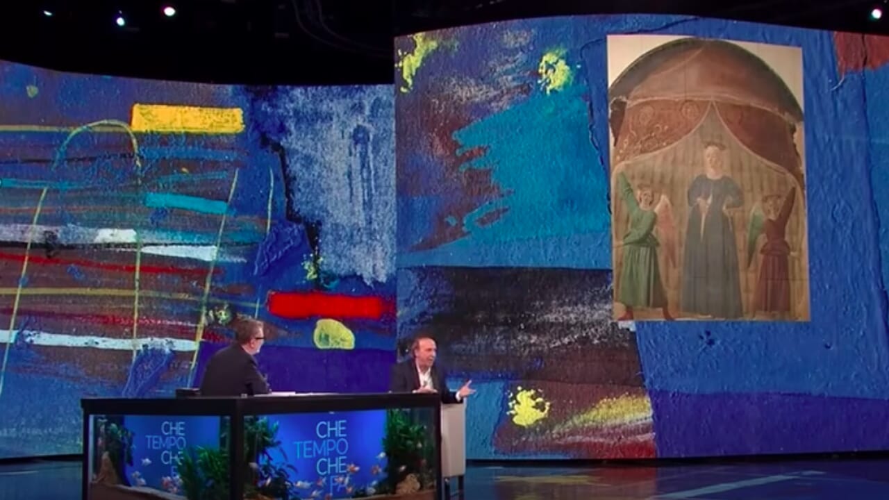 Benigni a Che tempo che fa