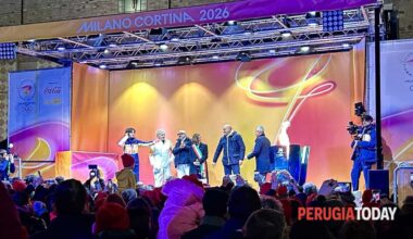 Perugia ha accolto la Fiamma Olimpica