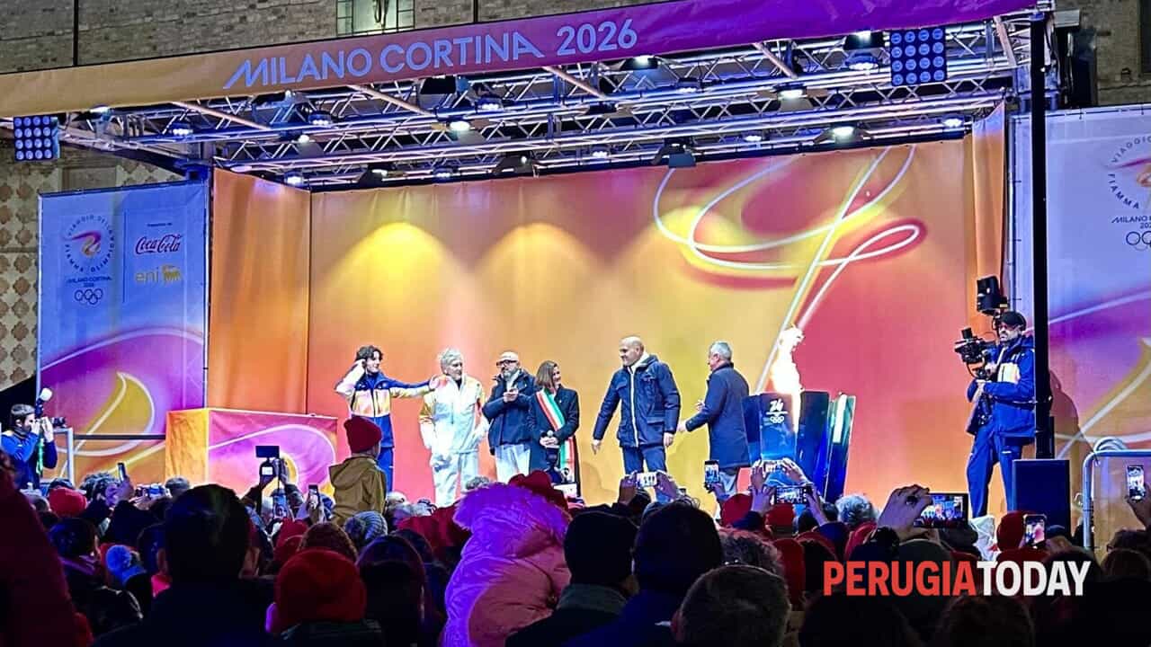 Perugia ha accolto la Fiamma Olimpica