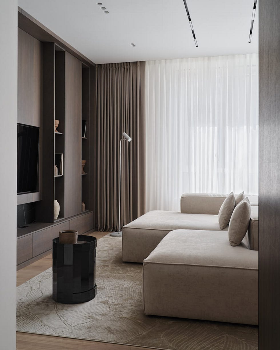 casa 76 metros tonos neutros