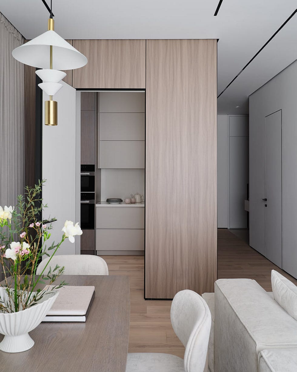 casa 76 metros tonos neutros