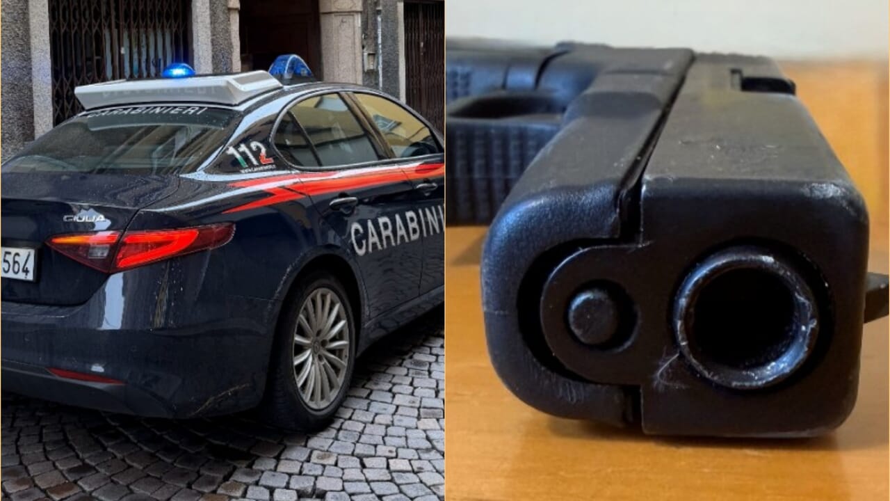 Ordina cibo a casa, poi minaccia il rider puntandogli contro una pistola