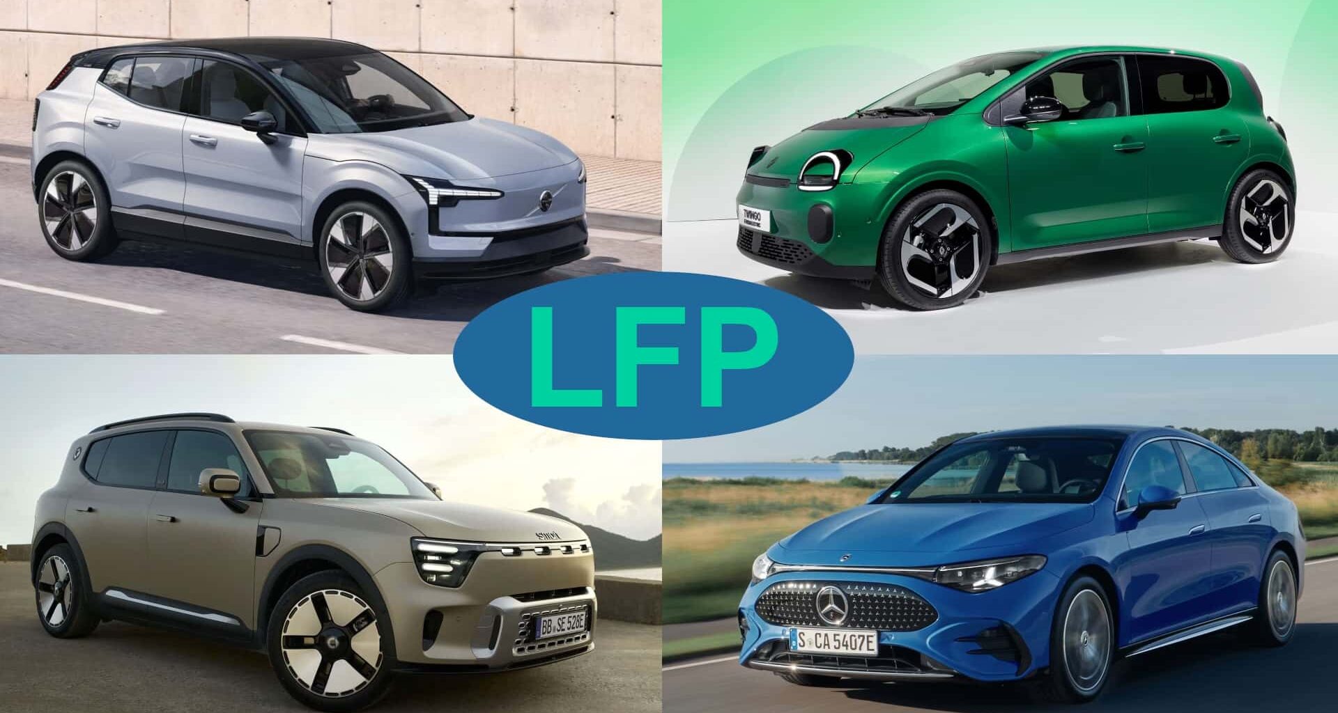 Tutte le auto elettriche con batterie LFP in vendita in Italia