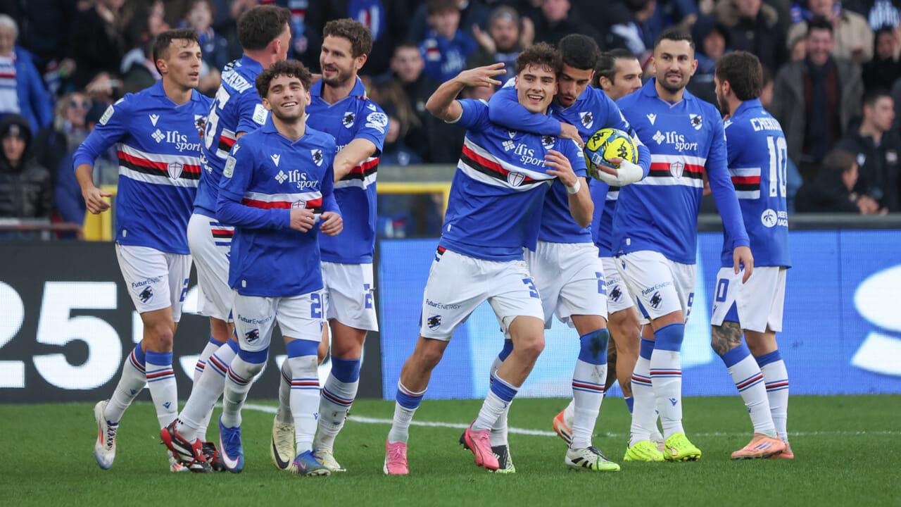 Sampdoria Reggiana 2-1 video goal highlights