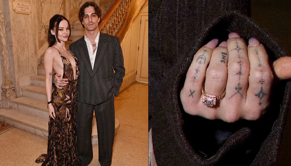 Dove Cameron sfoggia il bellissimo anello di fidanzamento di Damiano