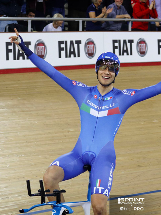 Ai mondiali pista del 2016, Filippo Ganna conquista il primo iride nell'inseguimento