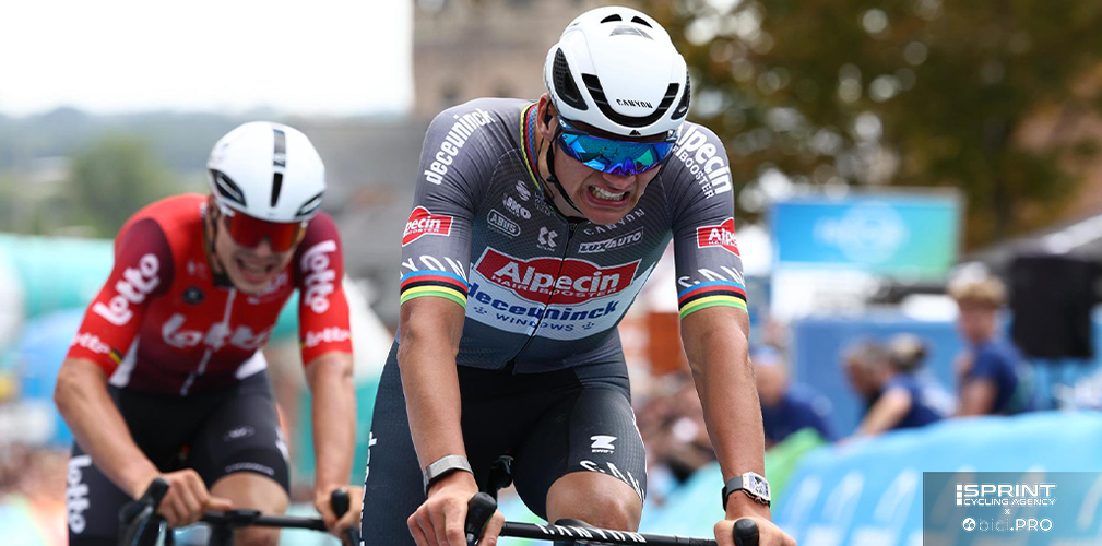 L'ultima vittoria 2025 di Van der Poel è quella di Geraardsbergen al Renewi Tour: che fatica battere De Lie!