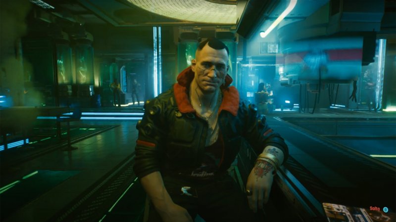 Uno dei personaggi di Cyberpunk 2077 Uno dei personaggi di Cyberpunk 2077