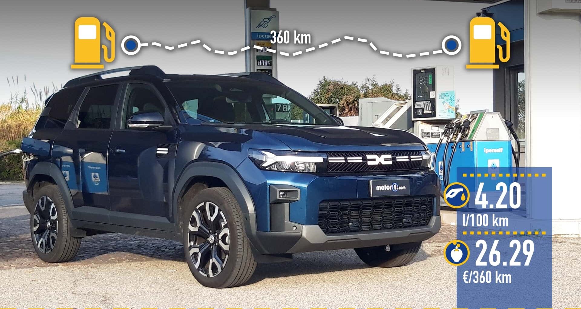 Dacia Bigster full hybrid (2025), la prova dei consumi reali