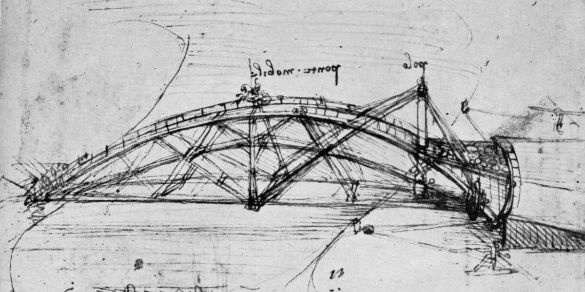 È stato costruito oggi un ponte di Leonardo Da Vinci