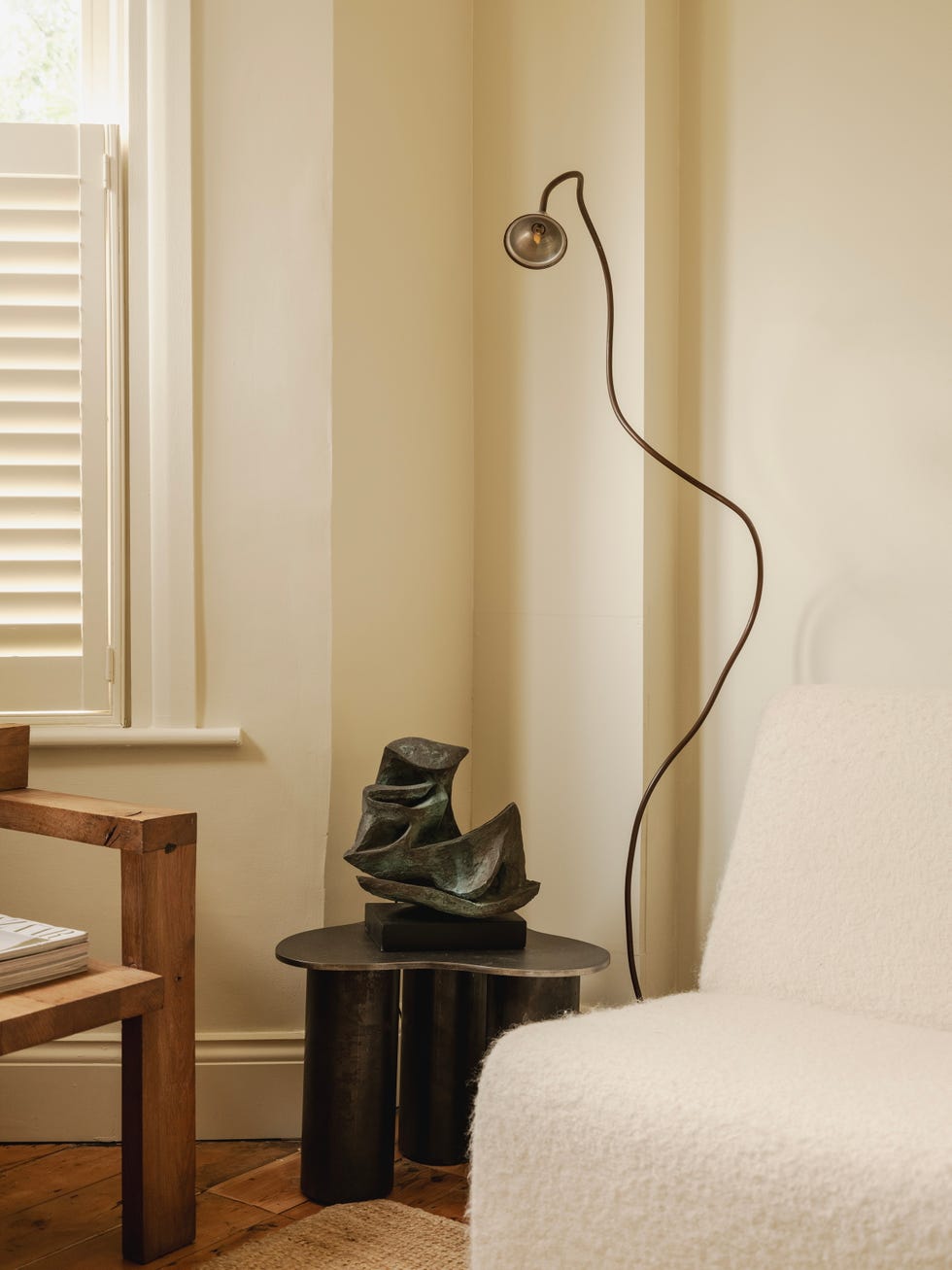 ladrillo madera un bajo en casa adosada