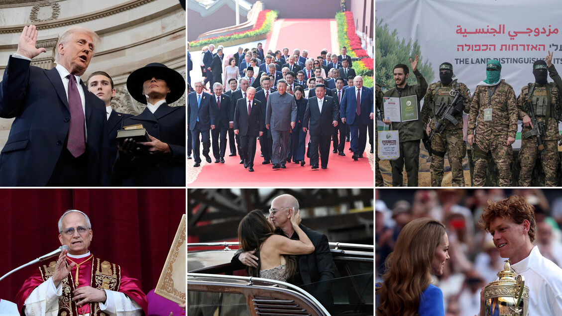 Dal giuramento di Trump ai successi della pallavolo azzurra: il 2025 in 30 foto - Primopiano