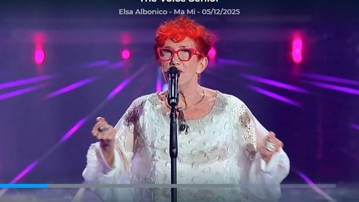 Elsa, nonna sprint a “The Voice” «Così ho conquistato la Bertè»