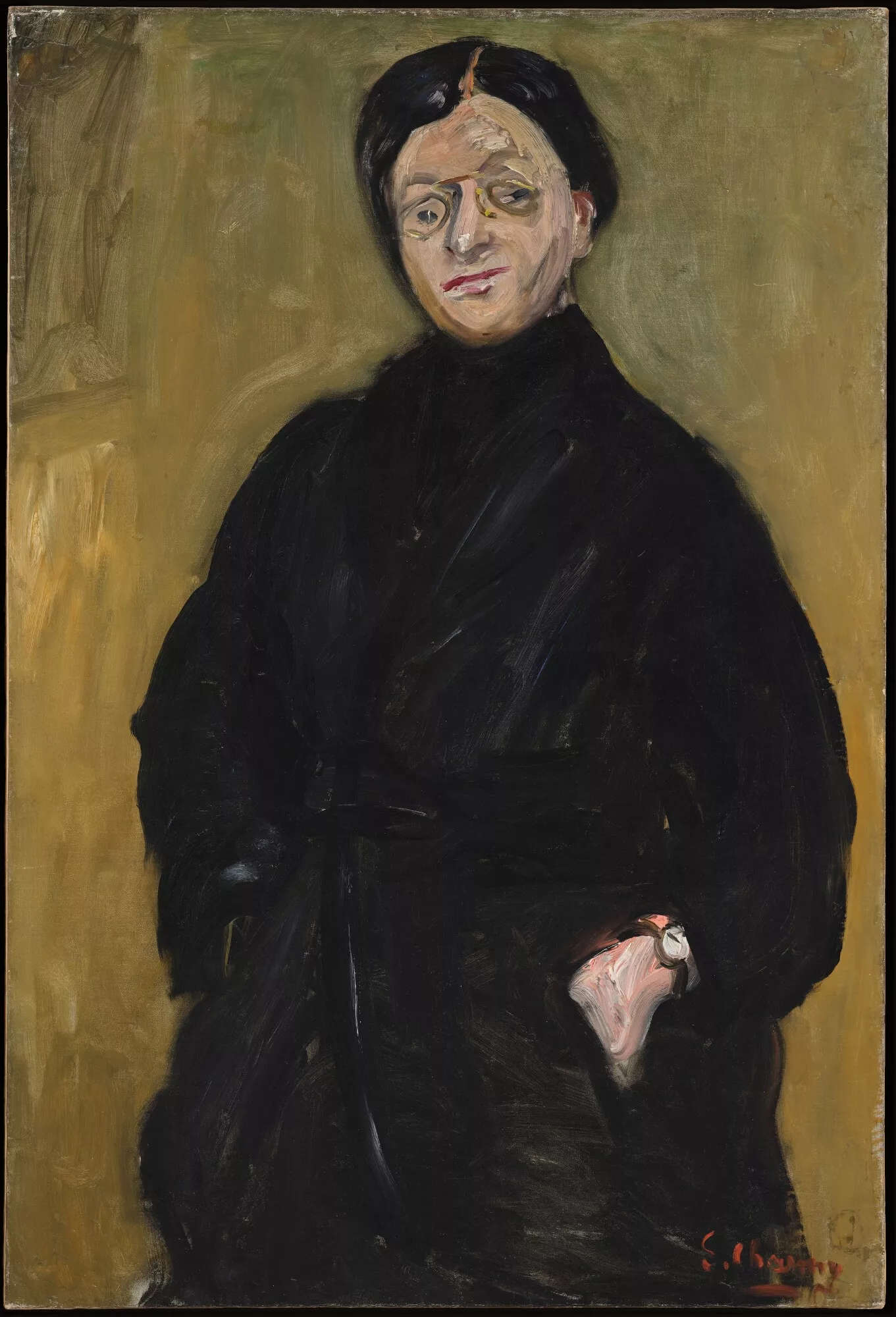 Émilie Charmy, Portrait de Berthe Weill (1910-1914; olio su tela, 90 × 61 cm; Montréal, Musée des beaux-arts de Montréal, achat, legs Horsley et Annie Townsend). Foto © MBAM / Julie Ciot © Adagp, Paris, 2025