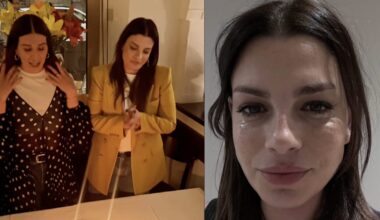 la cena, la torta e quel messaggio commovente