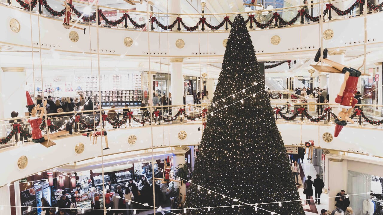 I centri commerciali di Roma aperti a Natale