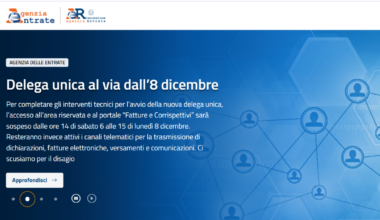 Il portale Fatture e Corrispettivi si ferma per due giorni: l’avviso delle Entrate