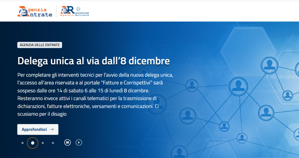 Il portale Fatture e Corrispettivi si ferma per due giorni: l’avviso delle Entrate