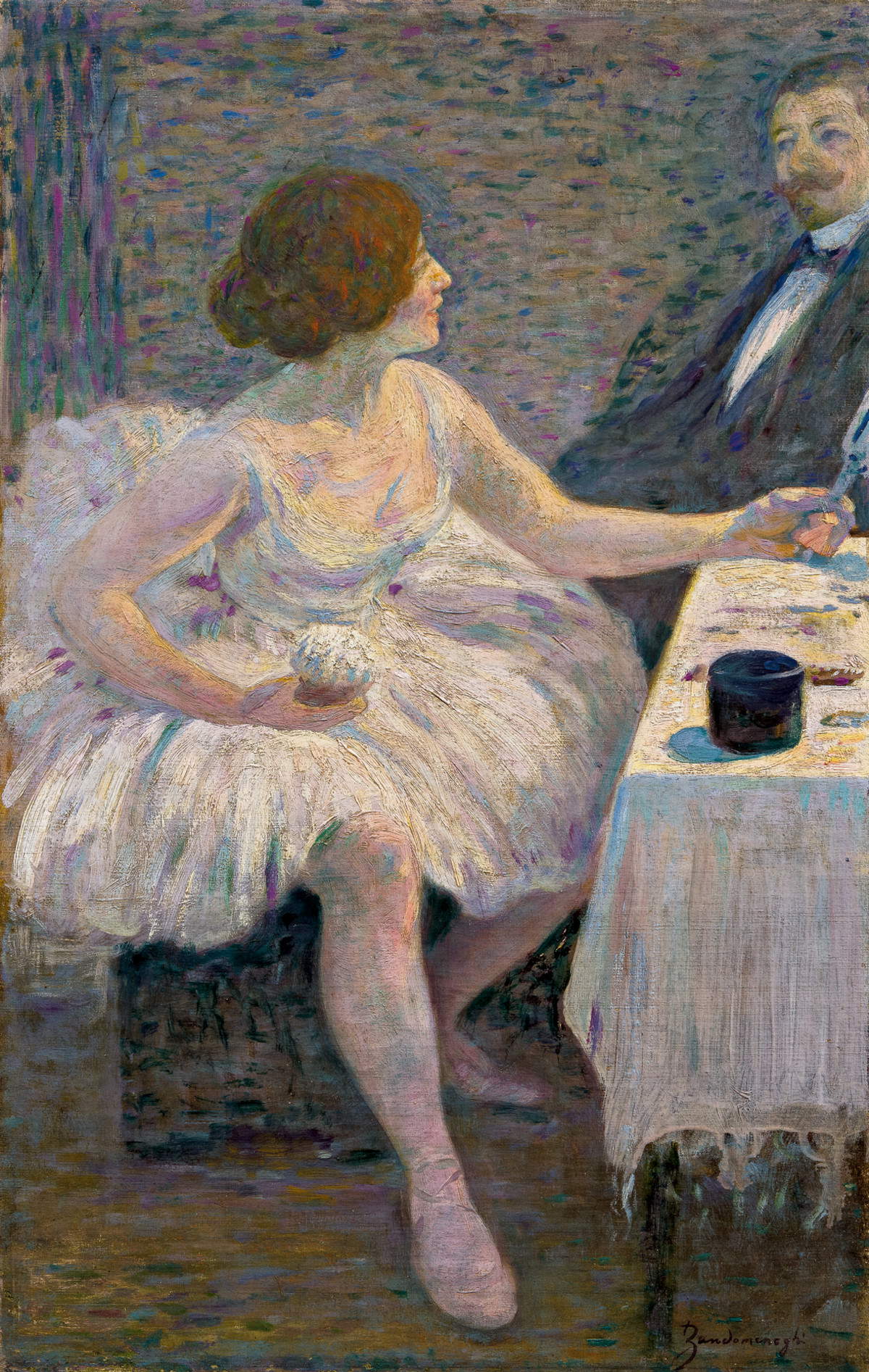 Federico Zandomeneghi, Visita in camerino (Collezione privata)