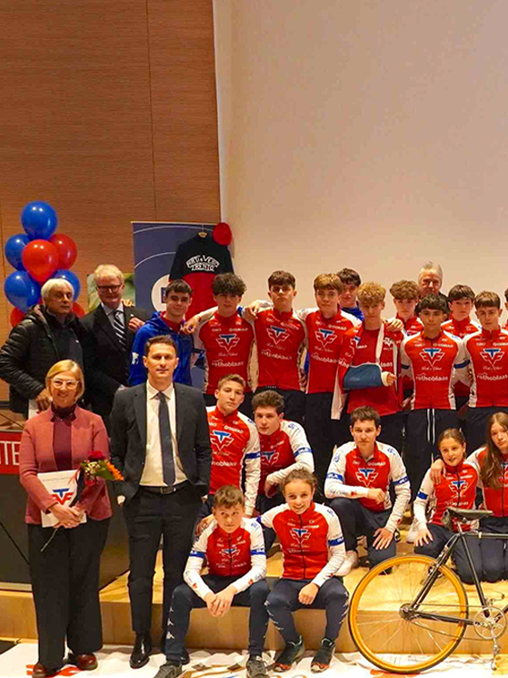 Alla festa di Cirè di Pergine, i ragazzi di tutte le squadre del Forti e Veloci