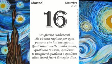 Martedì 16 dicembre | Oroscopo, almanacco, accadde oggi, proverbio e santo del giorno