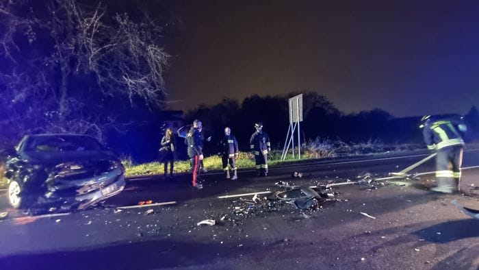 Frontale a Stezzano, cinque persone ferite: una è grave