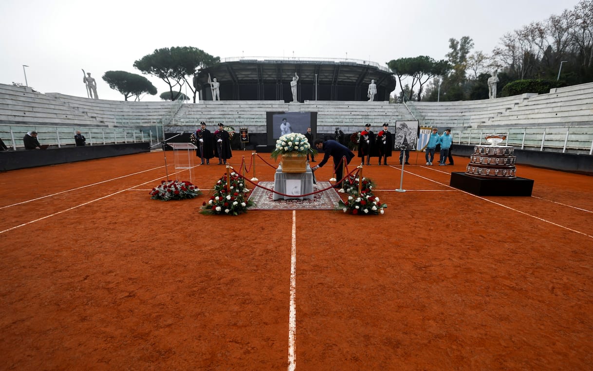 Funerali Nicola Pietrangeli, aperta la camera ardente al Foro Italico. FOTO