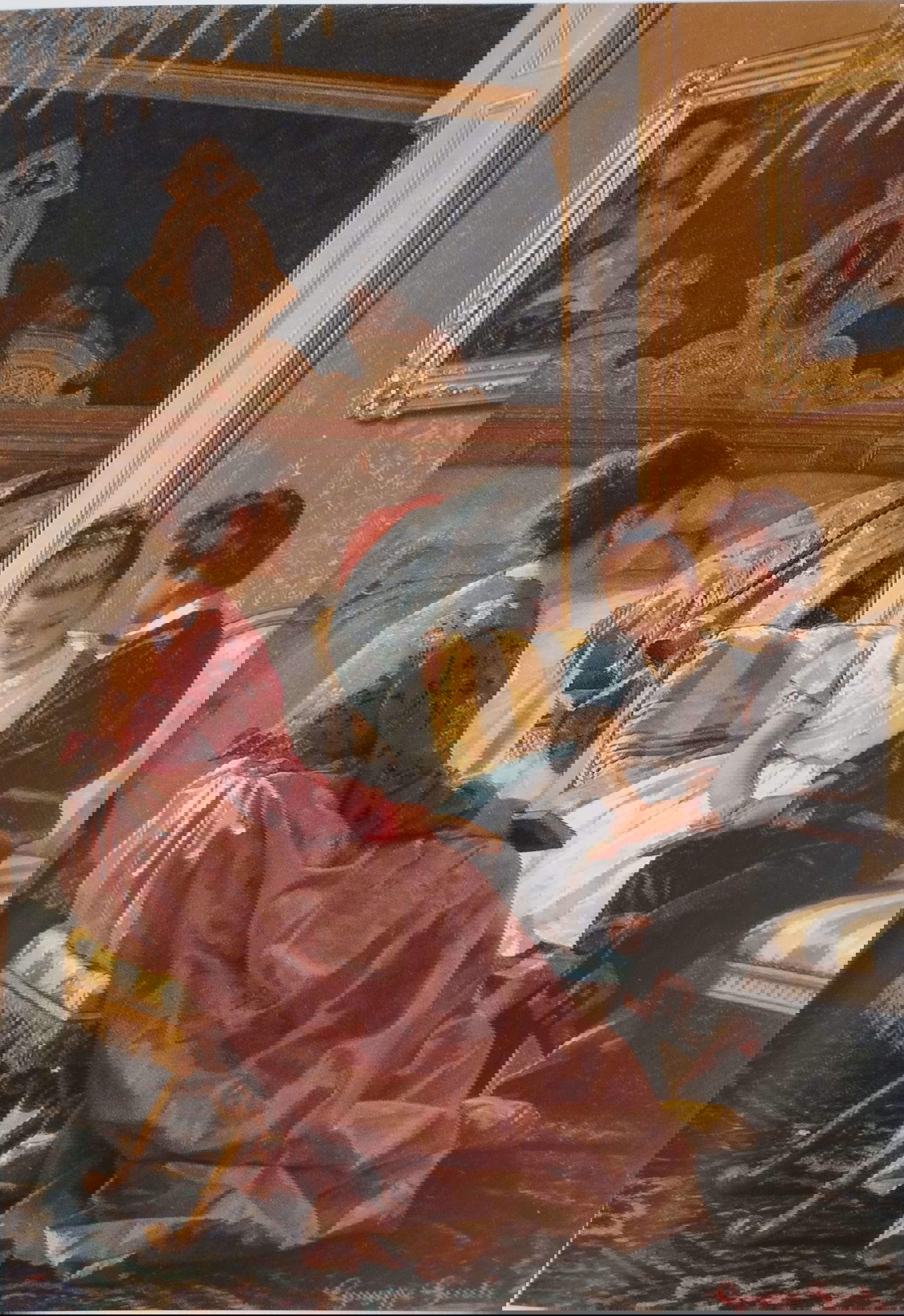 Giuseppe Sciuti, L’educazione (1870; Collezione privata)